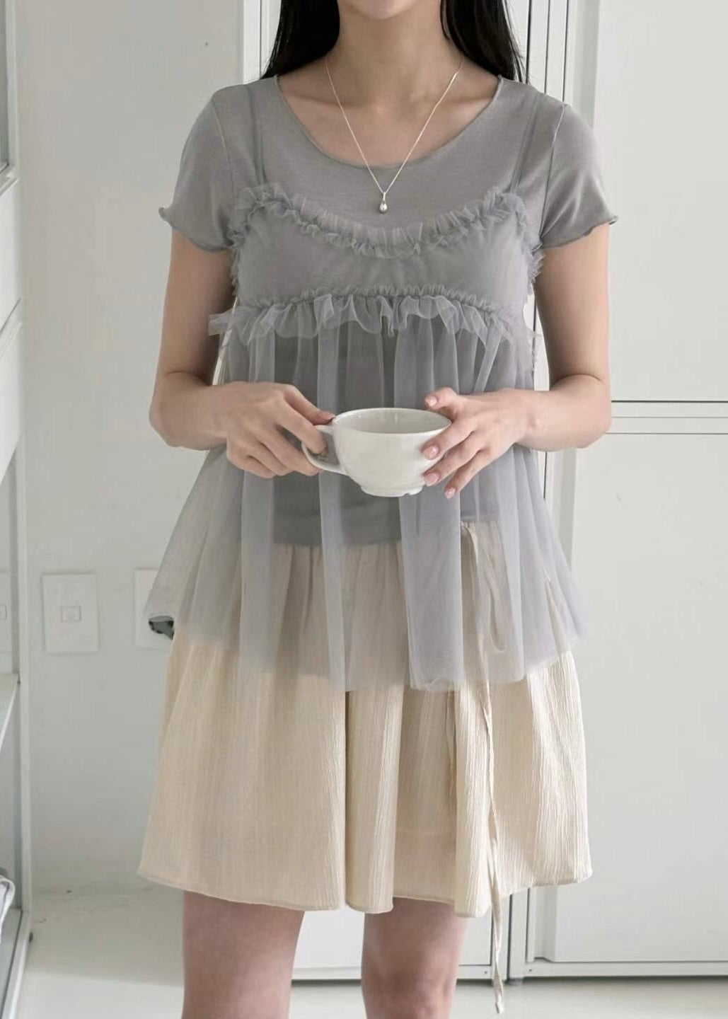 kaori set (top+vest)