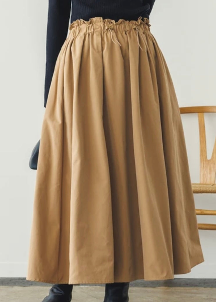drawstring skirt