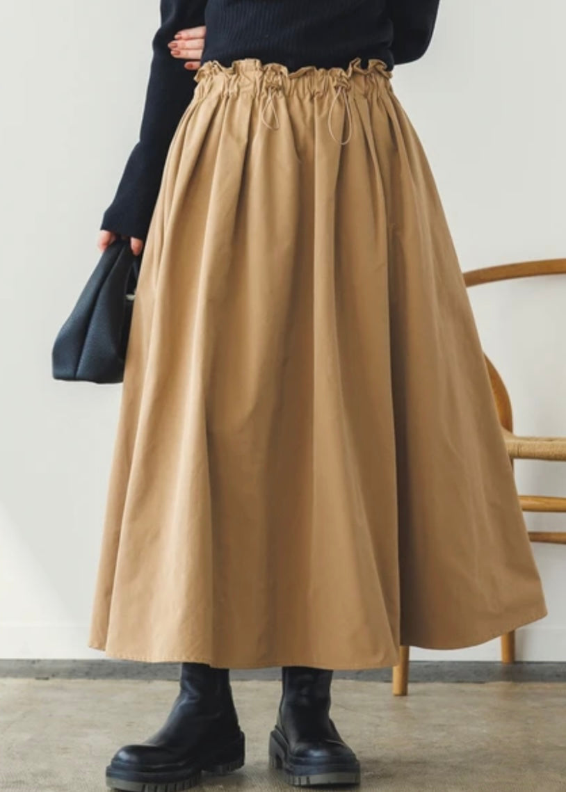 drawstring skirt