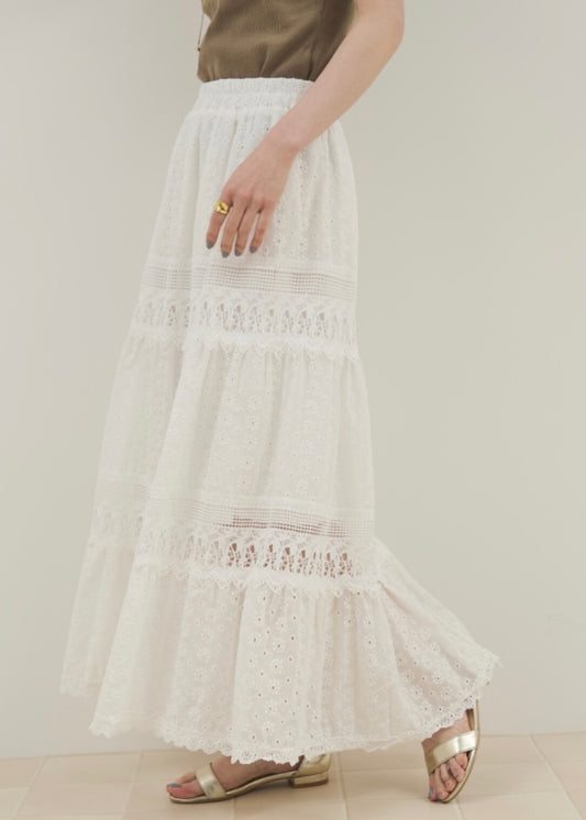 eunice skirt 𓆸靚暗花紋!