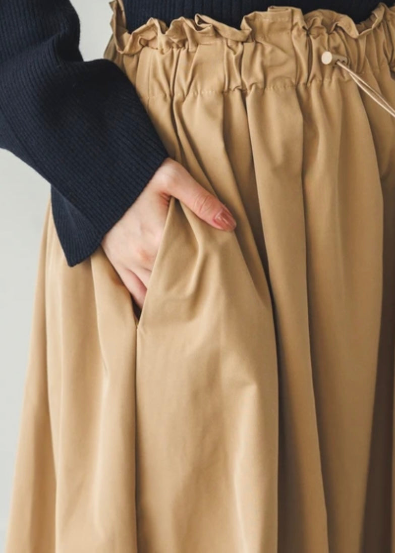 drawstring skirt