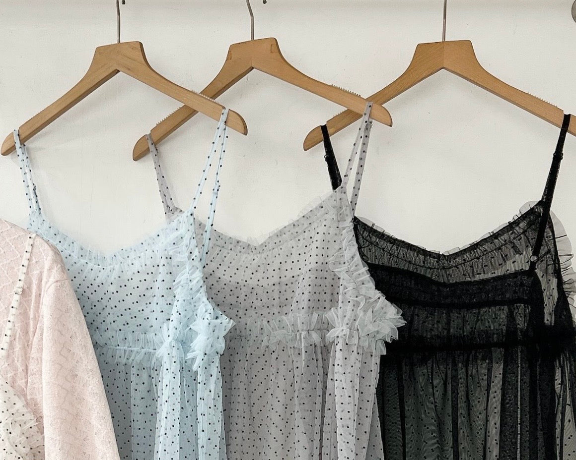 2ways dot vest 𖦹˚ heily picks