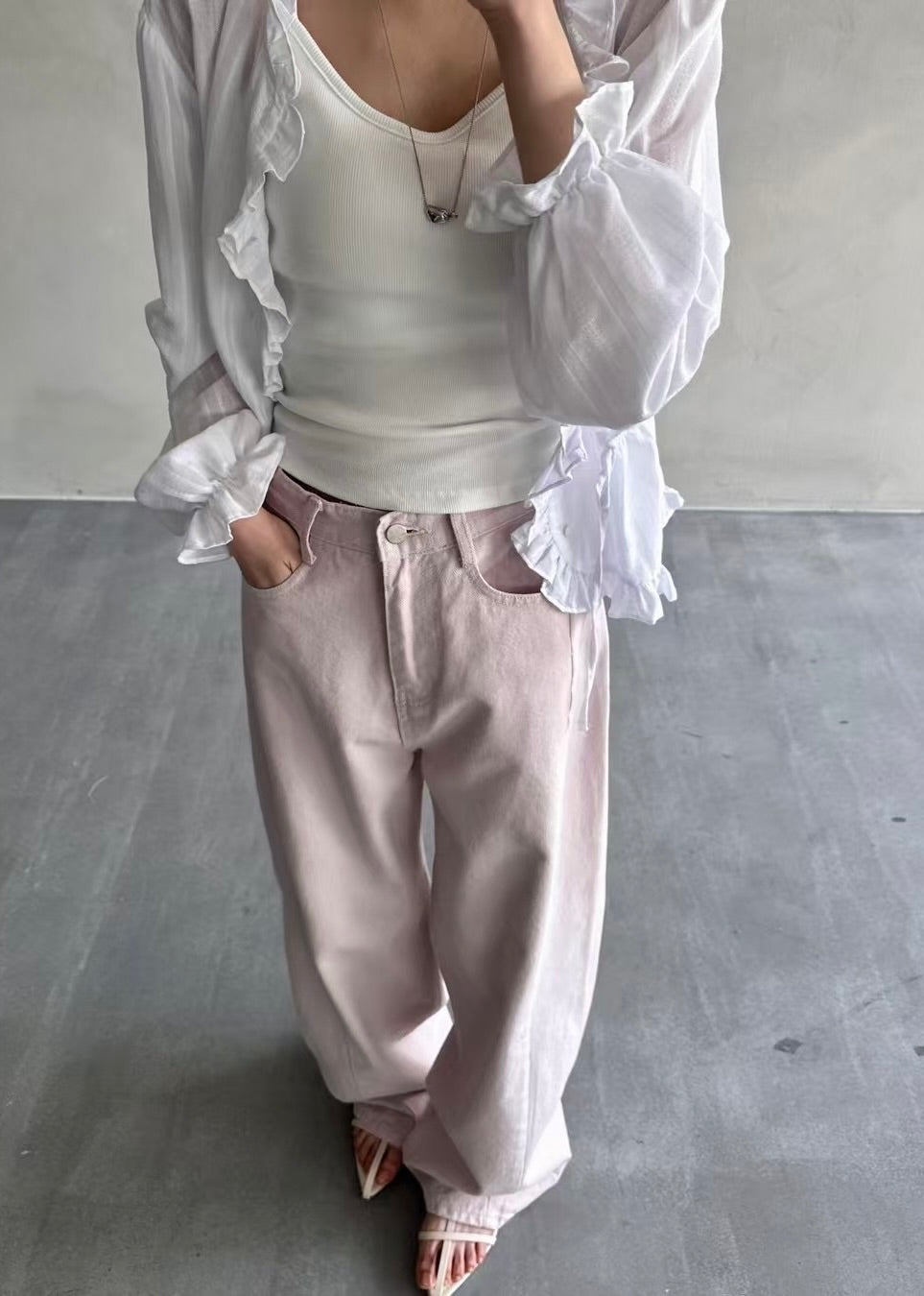 roze pants