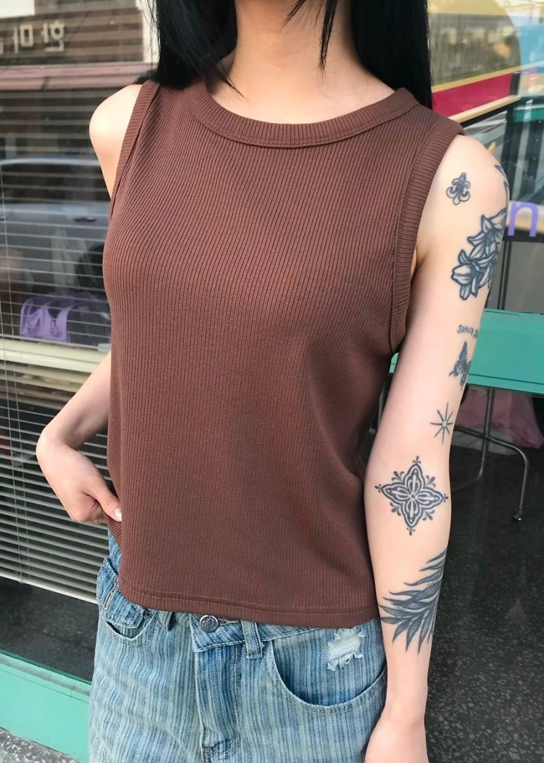 jean vest
