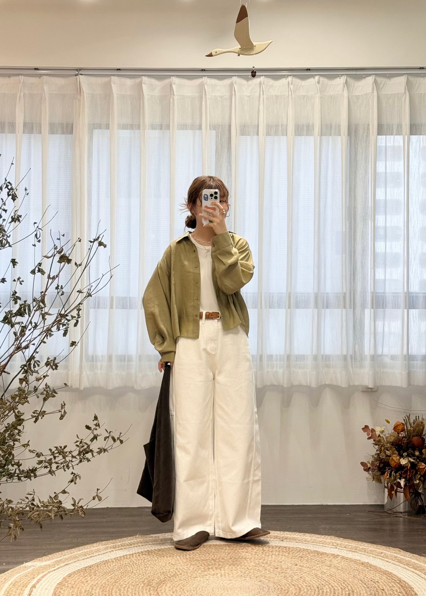 miu pants 白色要🈶🌯