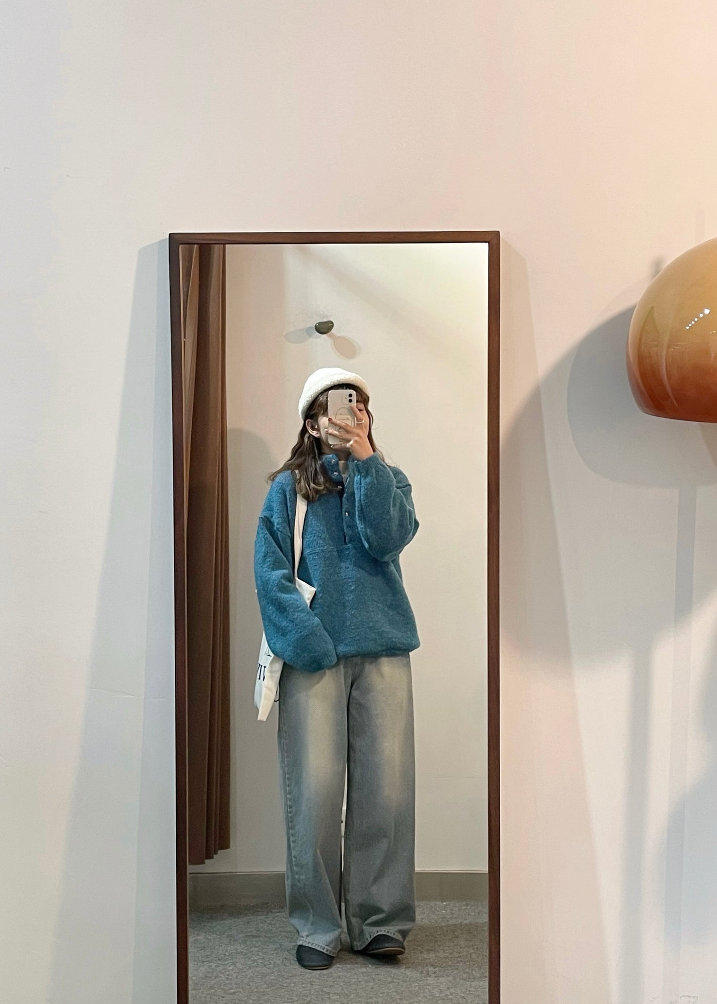 拼色束束衛衣