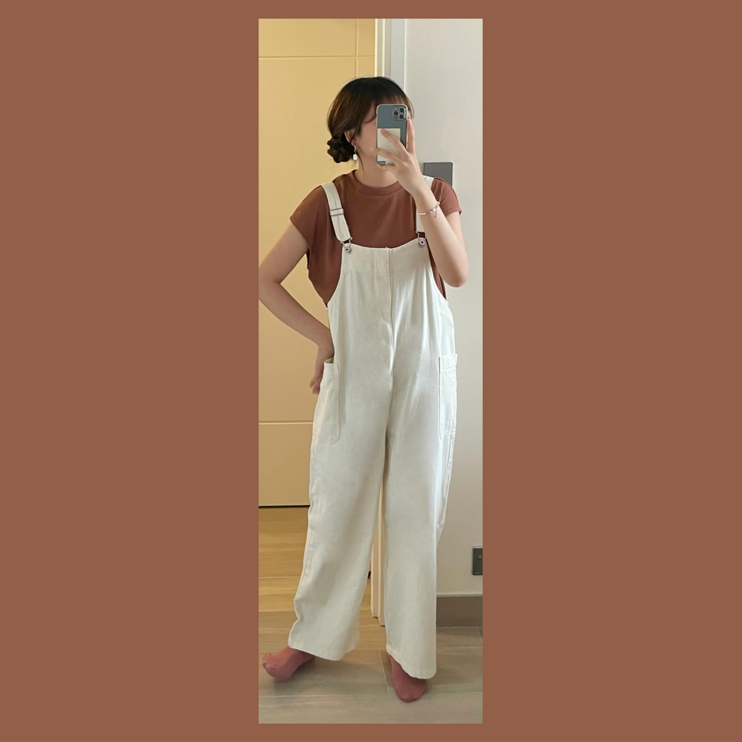 must buyの french sleeve top