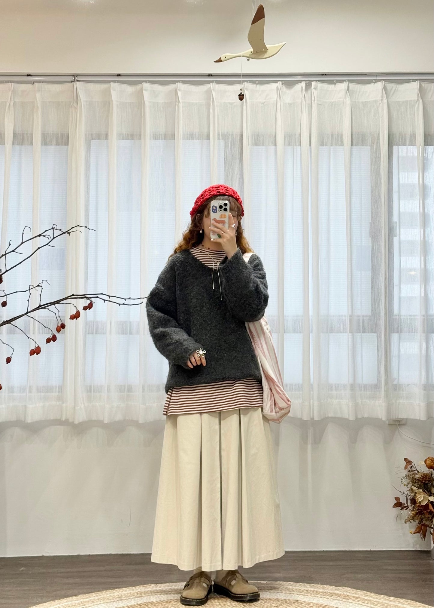 kurry sweater (with scarf🧣)