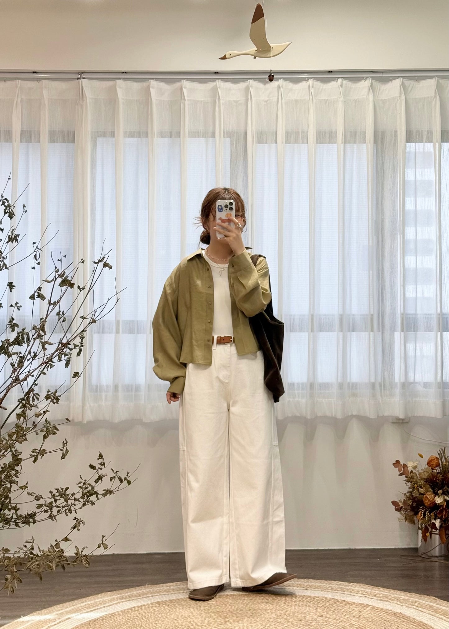 miu pants 白色要🈶🌯