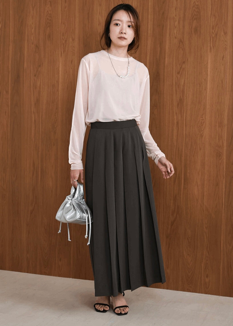 kiri pleats skirt