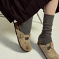 Mardi Mercredi 代購🕊️ CLASSIQUE T-STRAP SUEDE MULE (TAUPE)