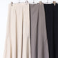 linen flared skirt