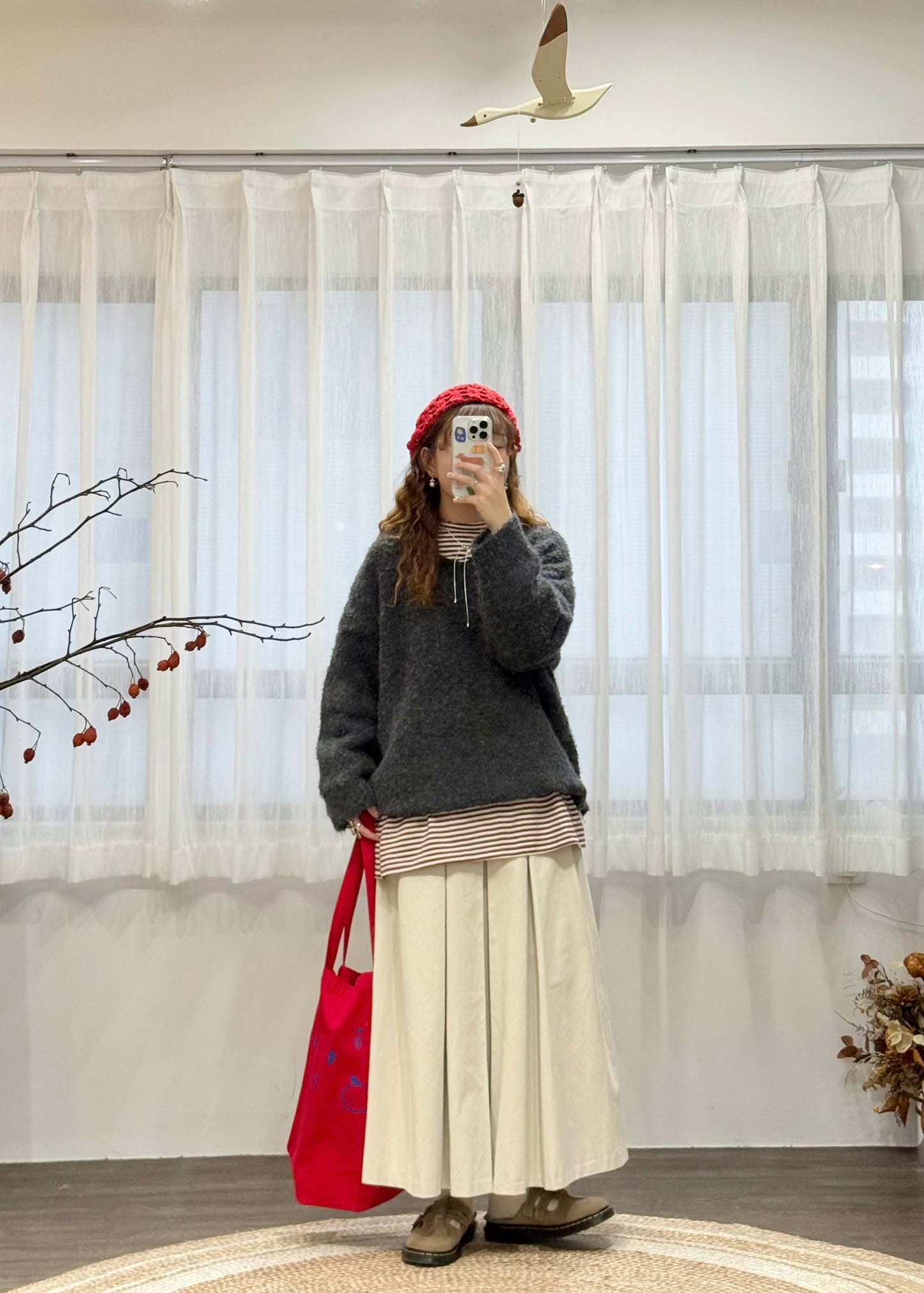 kurry sweater (with scarf🧣)