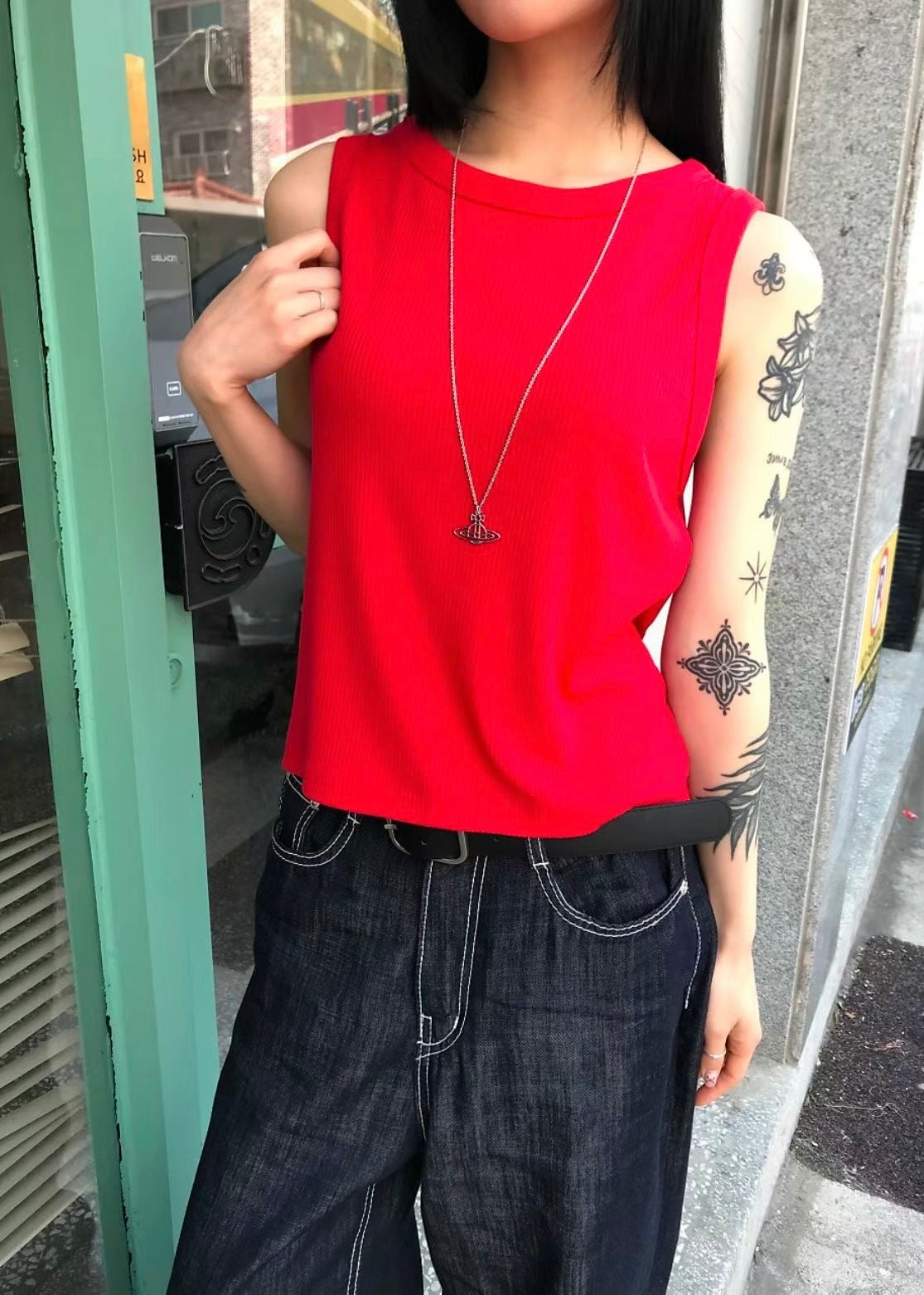 jean vest