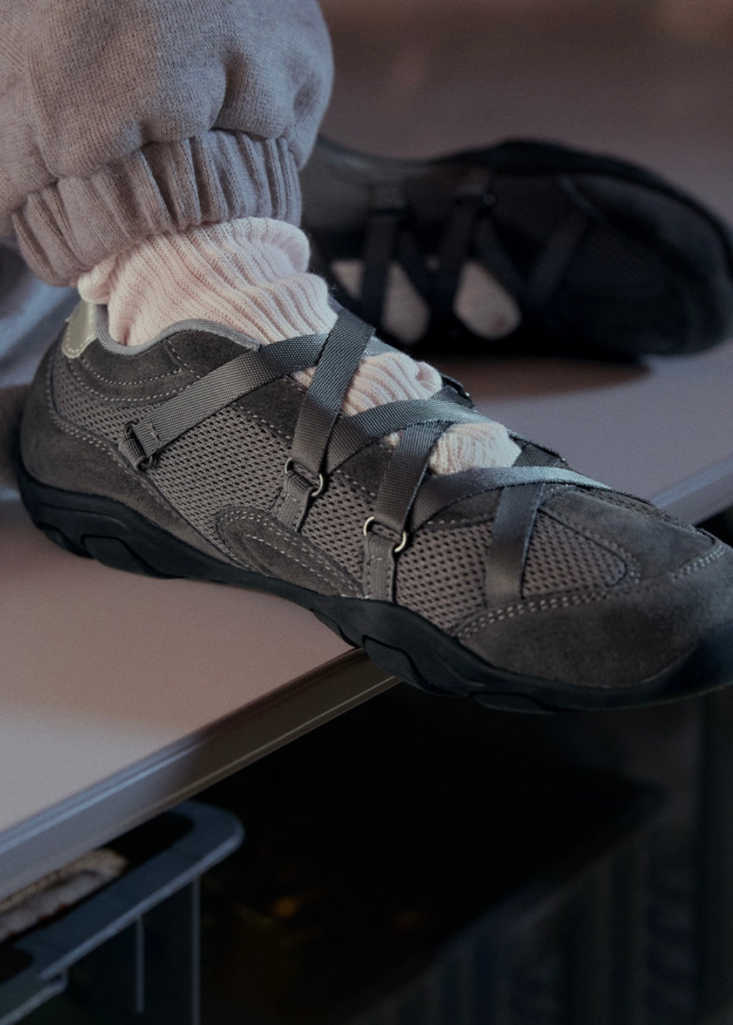Rockfish 代購🪻ZANE X-STRAP SNEAKERS V2 (CHARCOAL) 💟自留推薦!