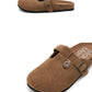 Mardi Mercredi 代購🕊️ CLASSIQUE T-STRAP SUEDE MULE (BROWN)