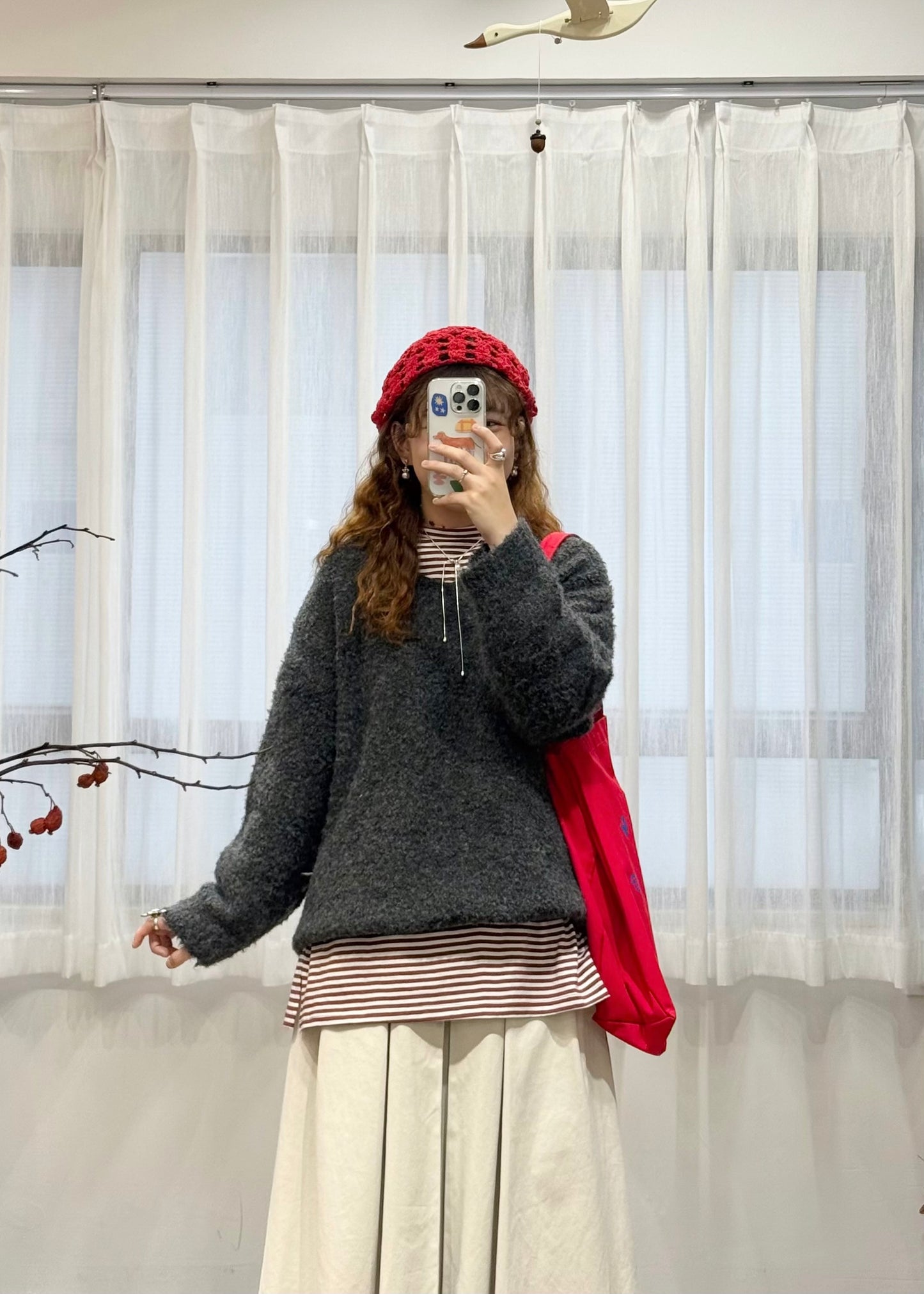 kurry sweater (with scarf🧣)