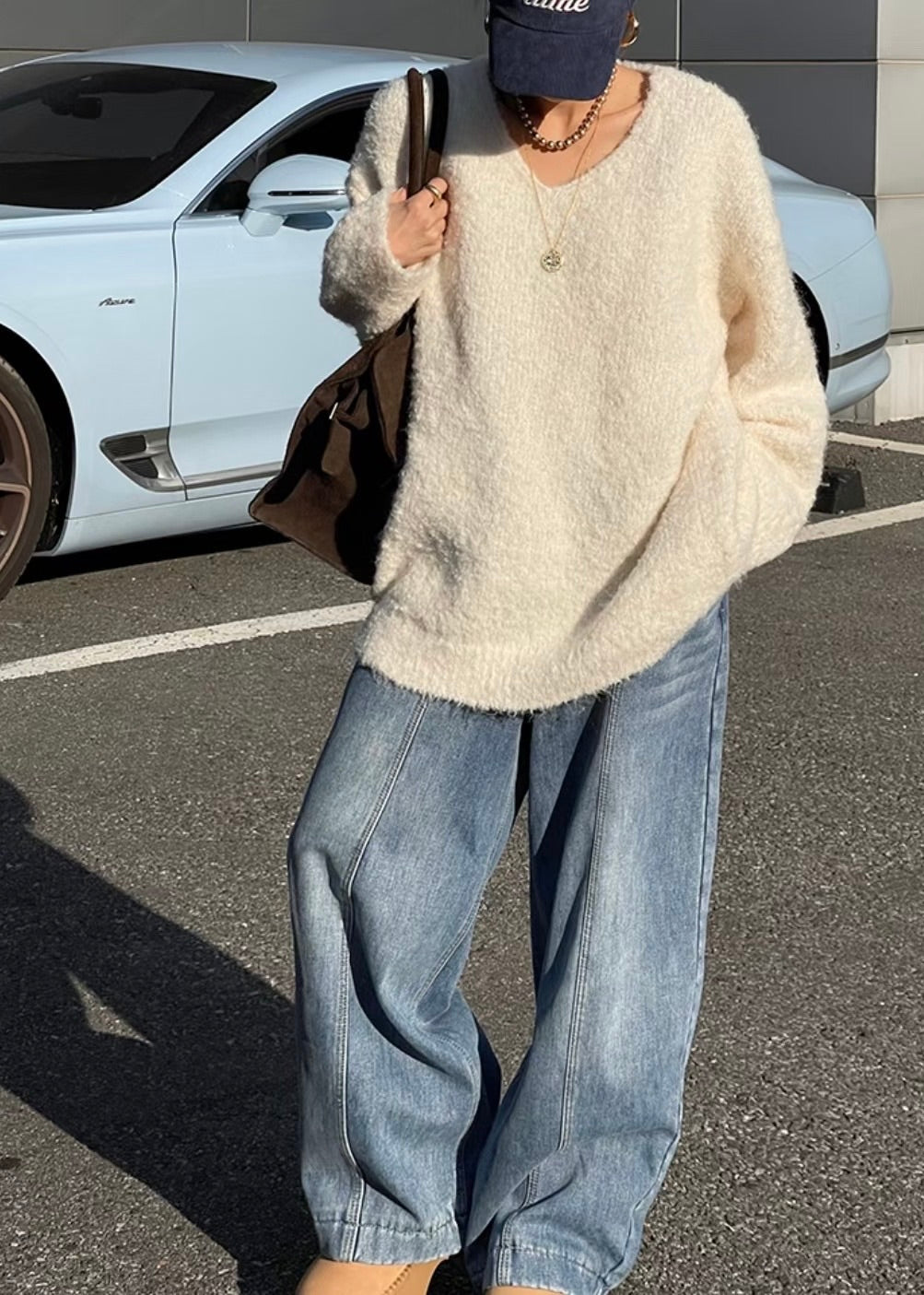 kurry sweater (with scarf🧣)