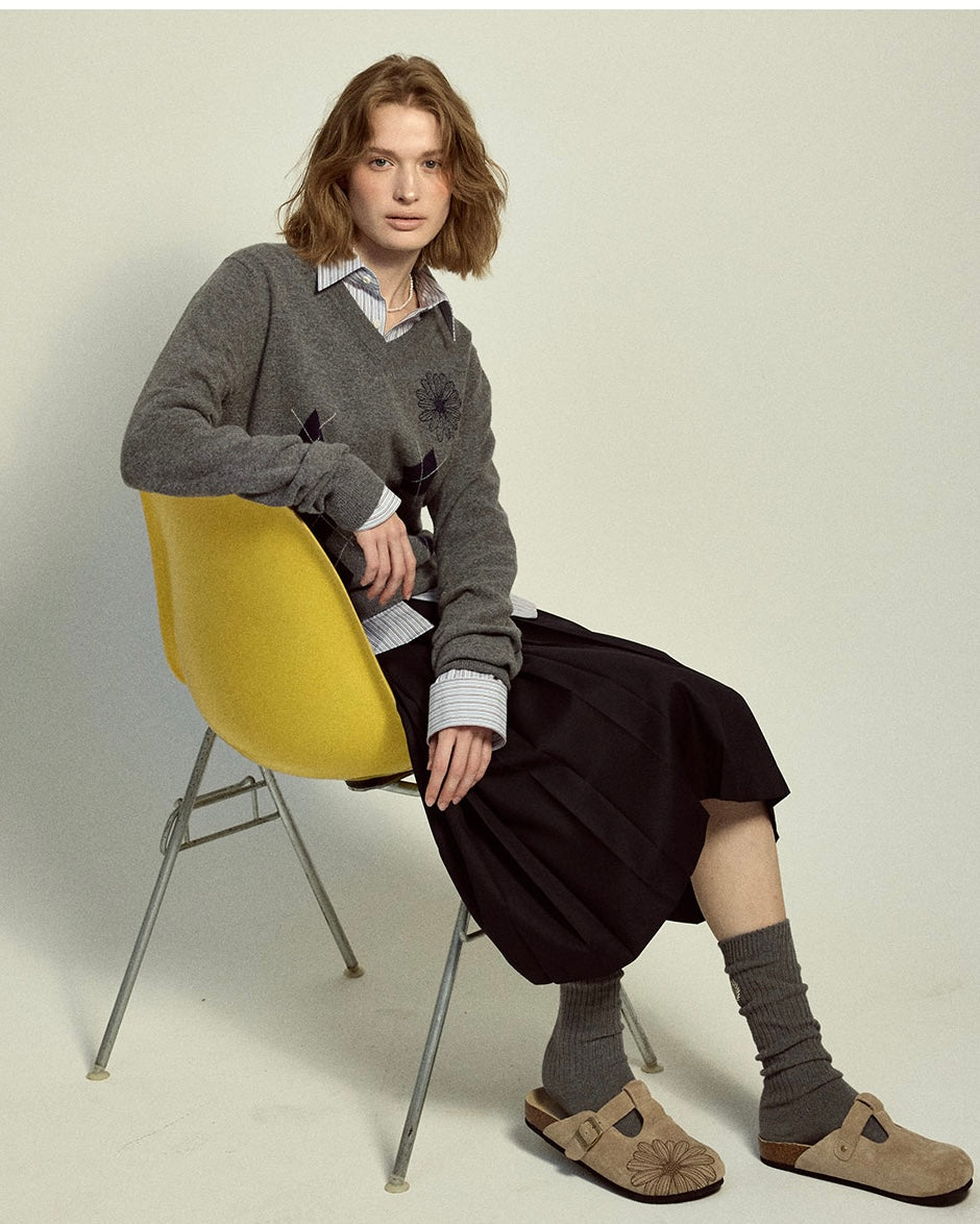 Mardi Mercredi 代購🕊️ CLASSIQUE T-STRAP SUEDE MULE (TAUPE)