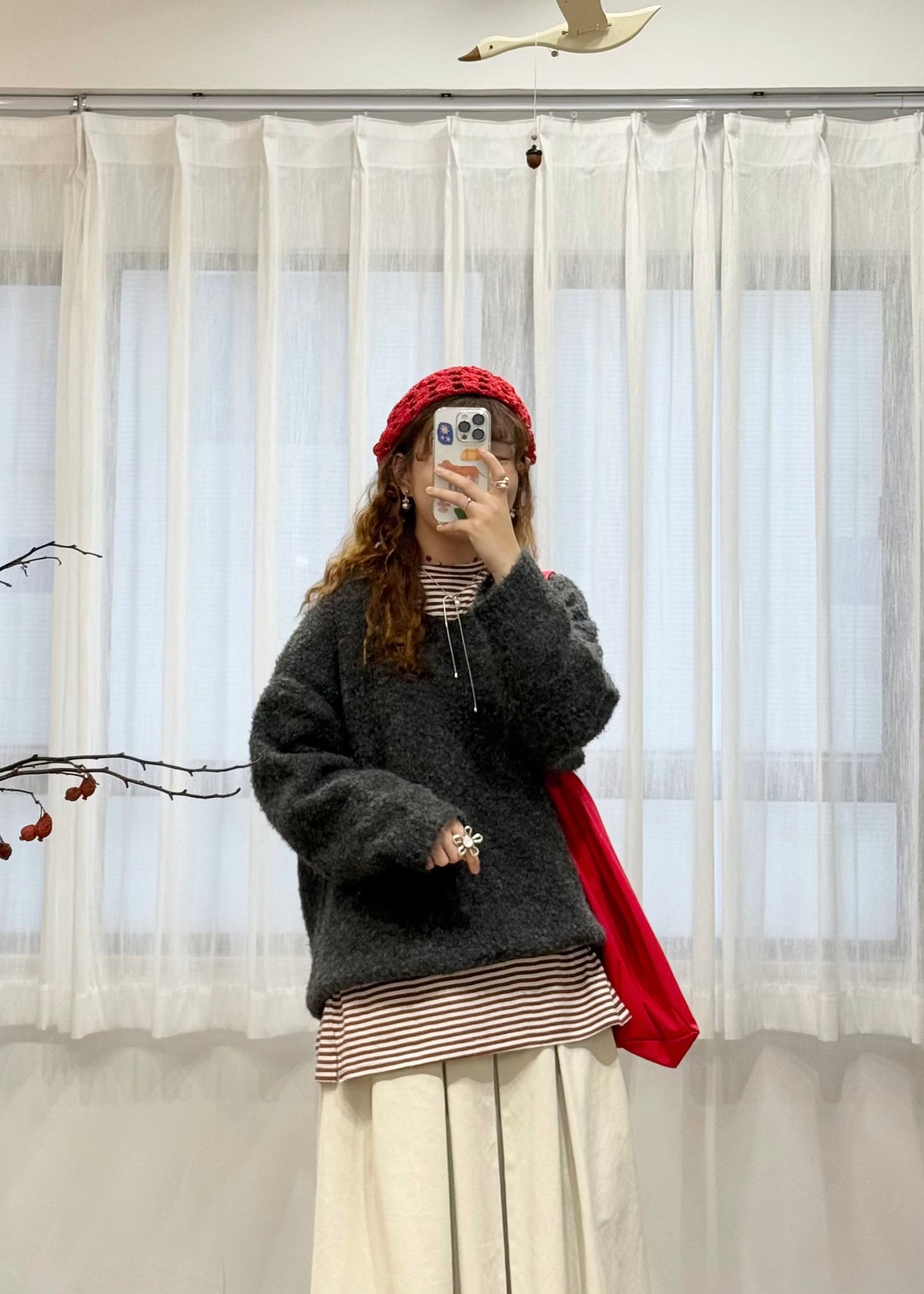 kurry sweater (with scarf🧣)