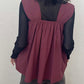 maroon vest