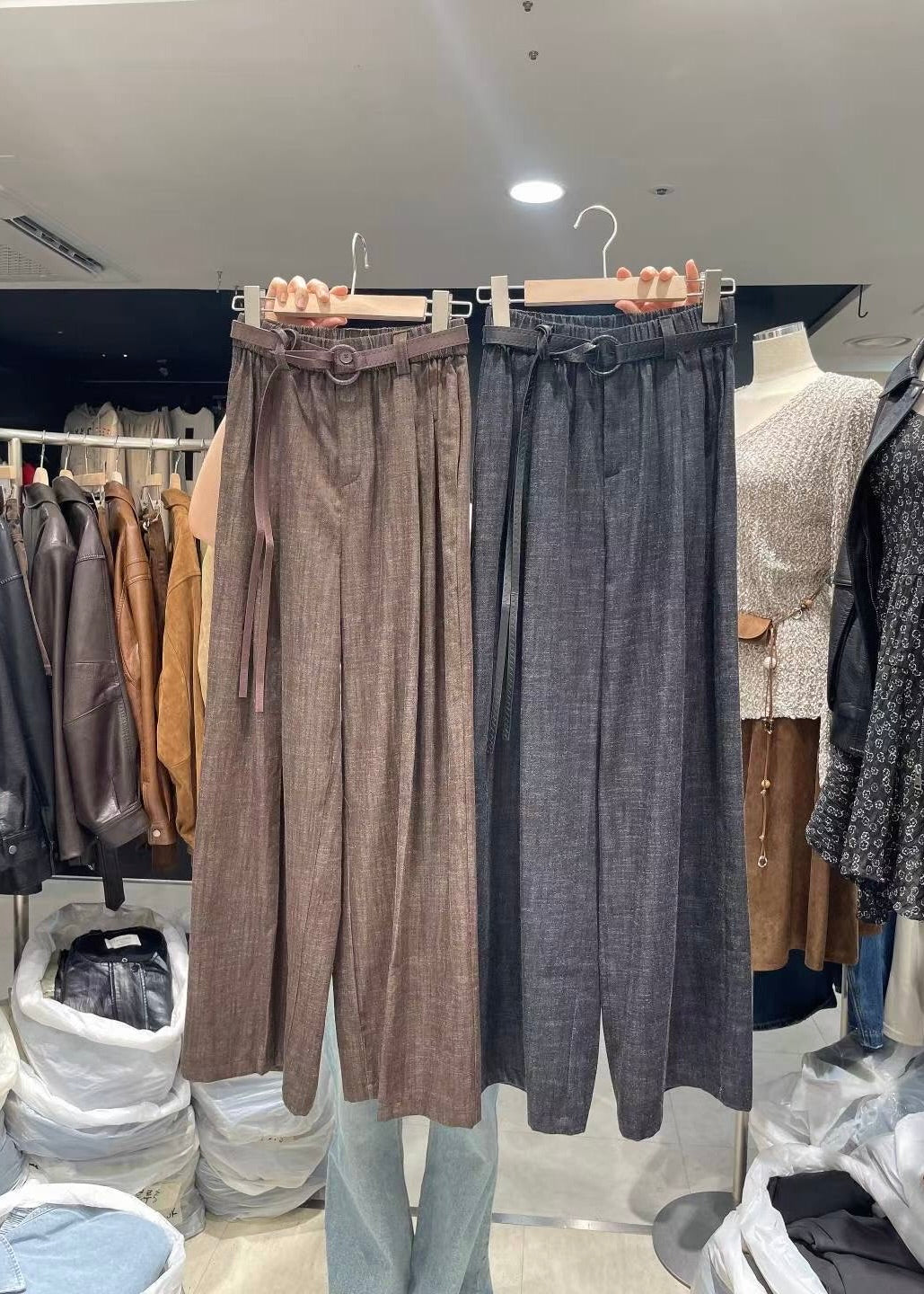 volca pants (with belt)