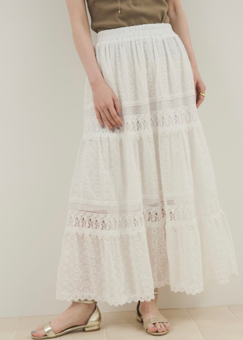 eunice skirt 𓆸靚暗花紋!