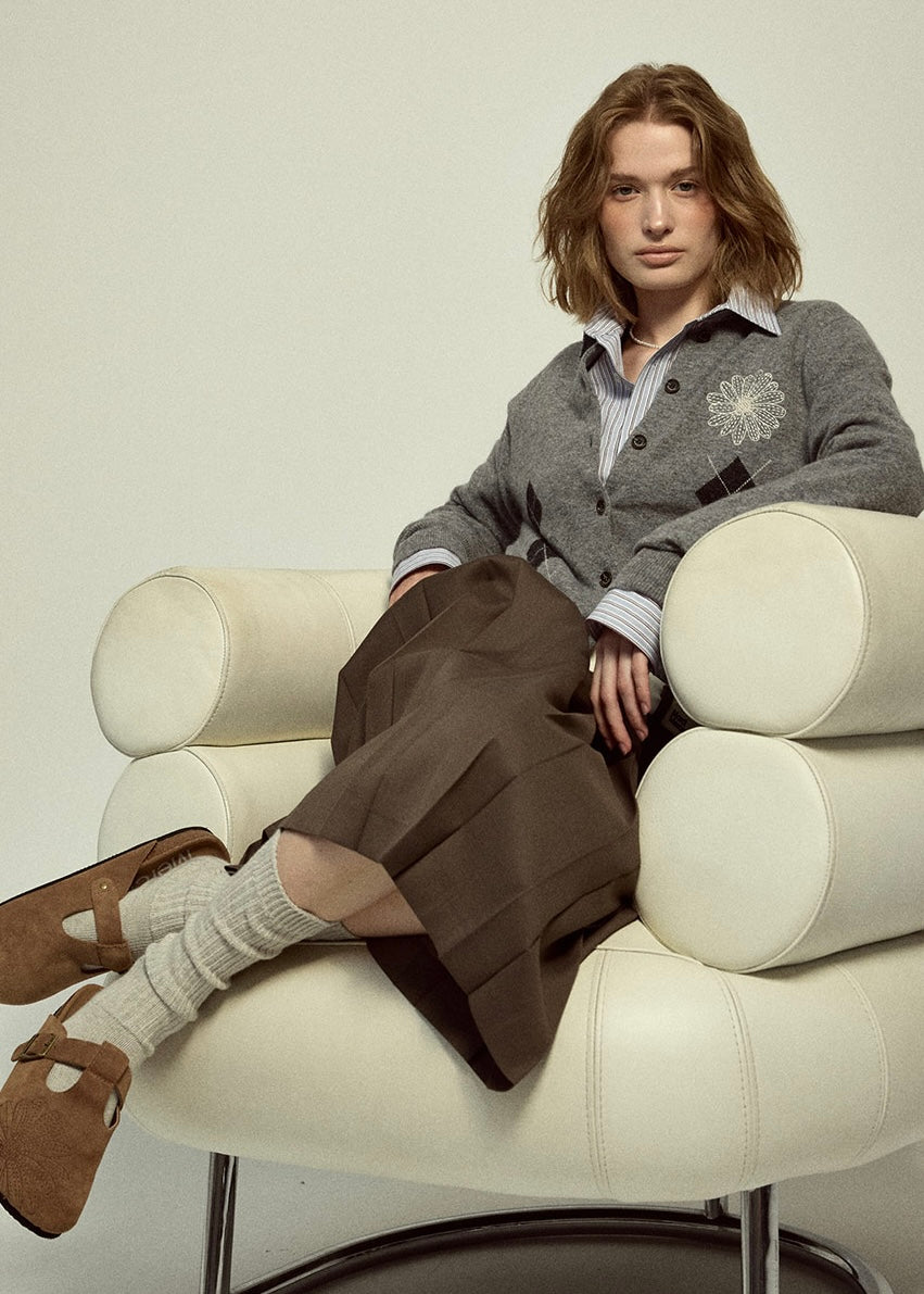 Mardi Mercredi 代購🕊️ CLASSIQUE T-STRAP SUEDE MULE (BROWN)