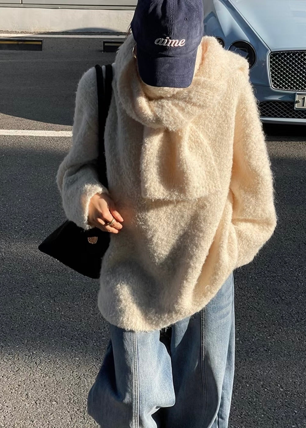 kurry sweater (with scarf🧣)