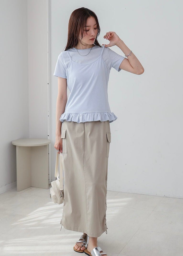 hisa set（top+vest）