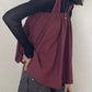 maroon vest
