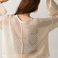 shimmer mesh top