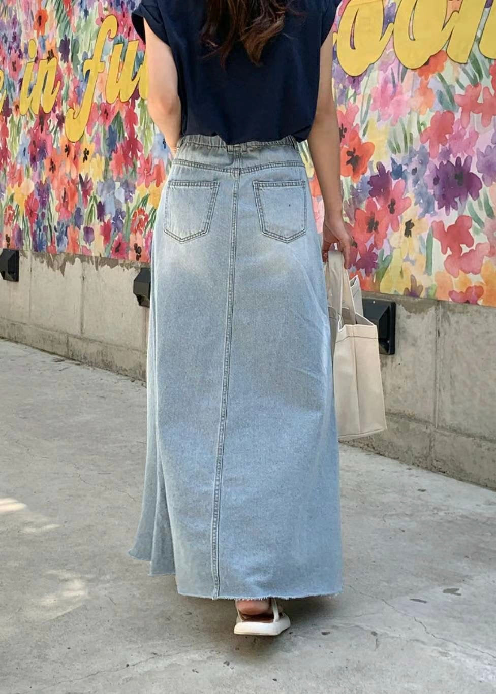 dani denim skirt