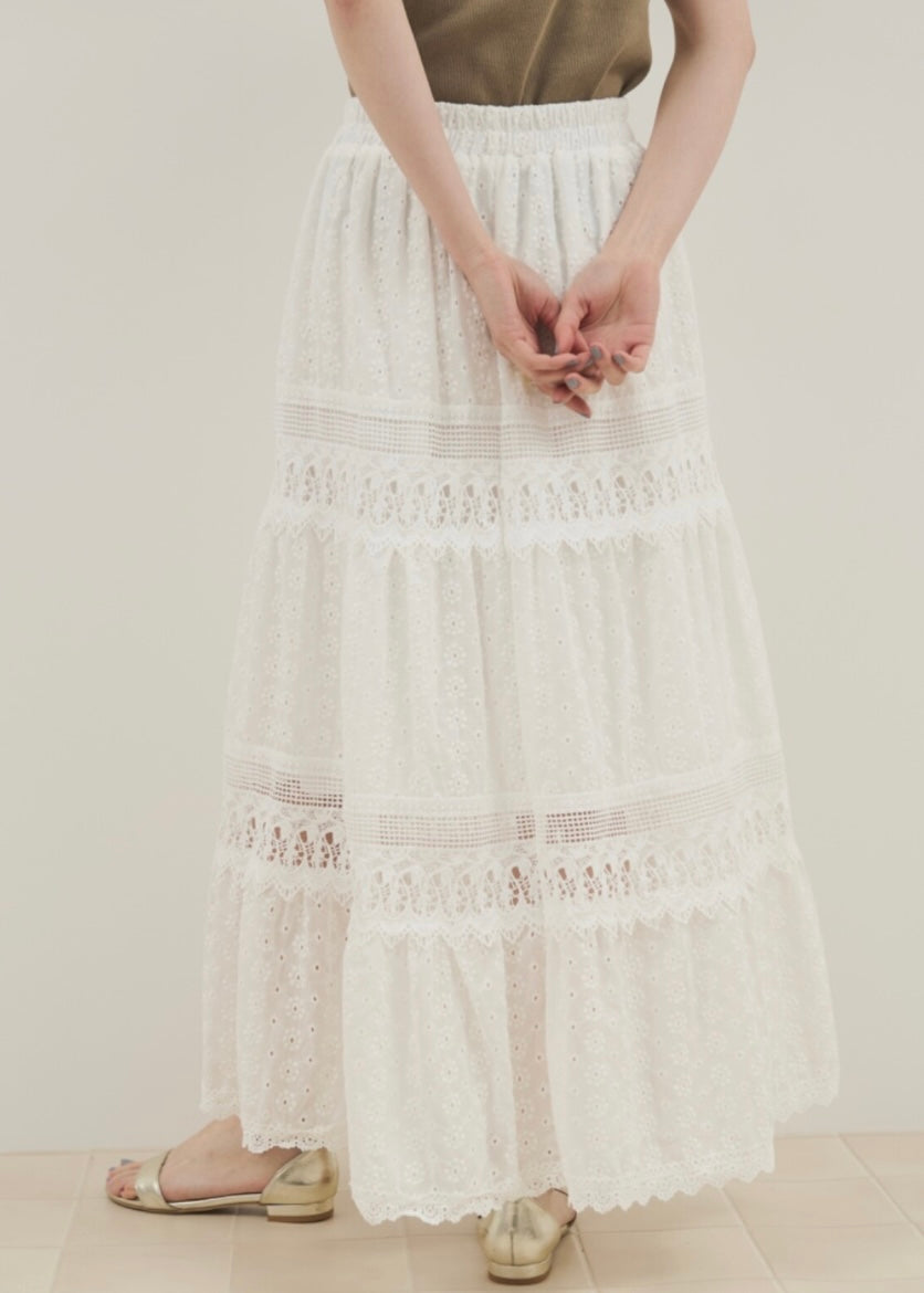 eunice skirt 𓆸靚暗花紋!