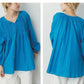 aqua blouse