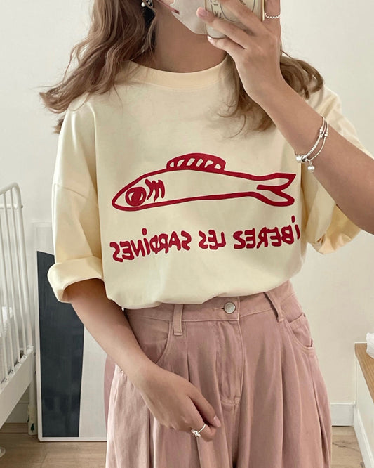 sardine tee (must buy!)