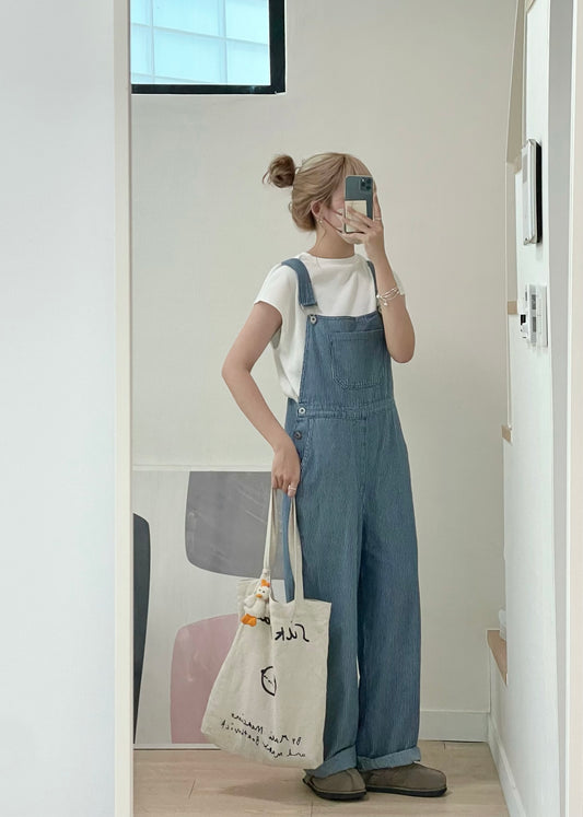 indigo overalls