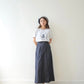 denim line skirt