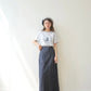 denim line skirt