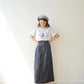 denim line skirt