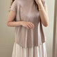 must buyの french sleeve top