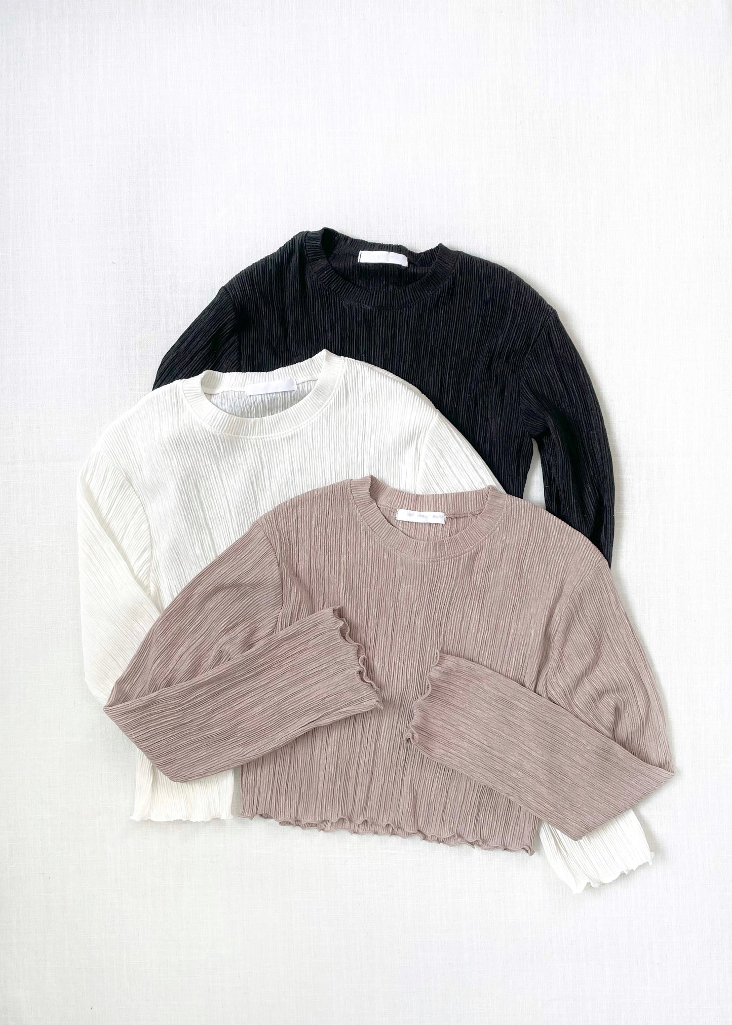 wrinkle crop top