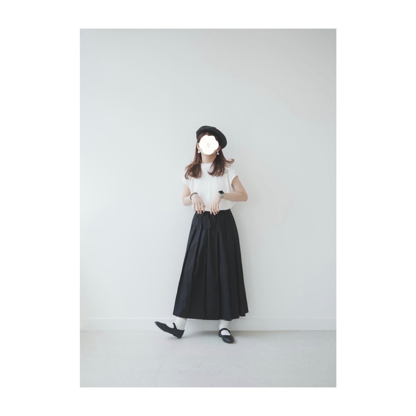 must buyの french sleeve top